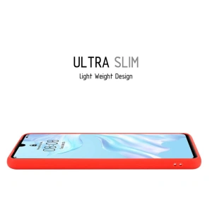 Wholesale Crong Soft Skin Cover Huawei P30 (red) - CRG45 - {ean13} - Hurt