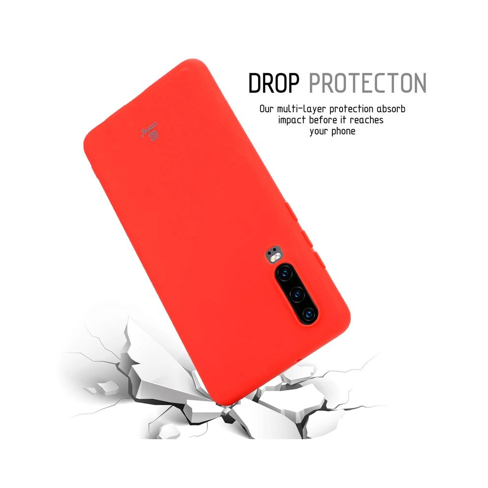 Hurtownia GSM - Case Crong Soft Skin Cover Huawei P30 (rot) - CRG45 - {ean13} - Hurt