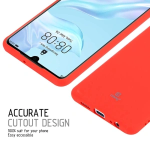 Wholesale Crong Soft Skin Cover Huawei P30 (red) - CRG45 - {ean13} - Hurt