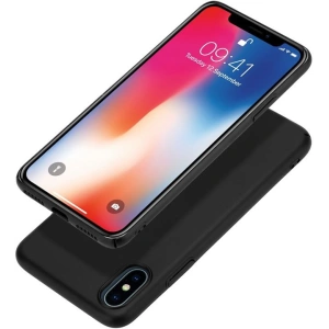 Hurtownia GSM - Etui Crong Smooth Skin Apple iPhone XS/X (negru) - CRG46 - {ean13} - Hurt