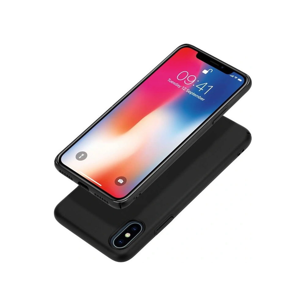 Hurtownia GSM - Etui Crong Smooth Skin Apple iPhone XS/X (negru) - CRG46 - {ean13} - Hurt