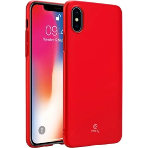 Hurtownia GSM - Etui Crong Smooth Skin Apple iPhone XS/X (roșu) - CRG47 - {ean13} - Hurt