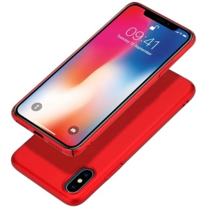 Hurtownia GSM - Etui Crong Smooth Skin Apple iPhone XS/X (roșu) - CRG47 - {ean13} - Hurt