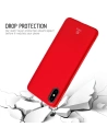 Hurtownia GSM - Etui Crong Smooth Skin Apple iPhone XS/X (roșu) - CRG47 - {ean13} - Hurt