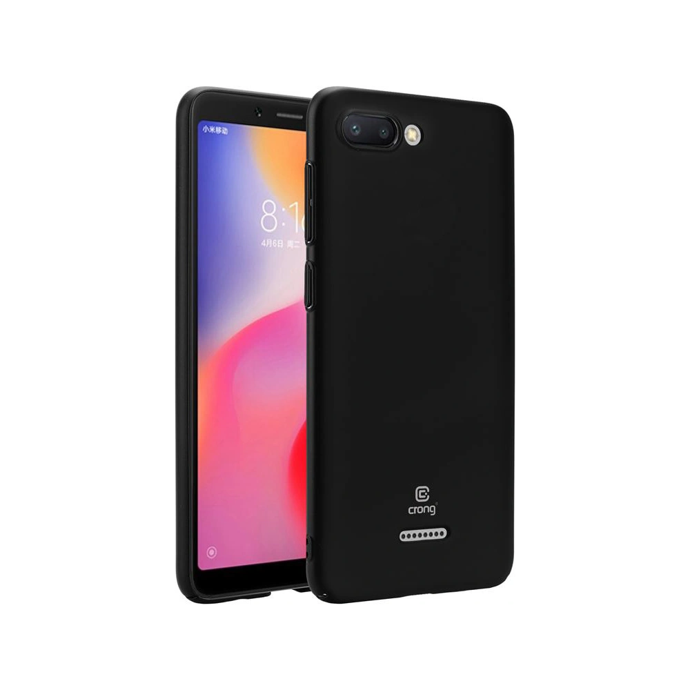 Hurtownia GSM - Etui Crong Smooth Skin Xiaomi Redmi 6 (negru) - CRG49 - {ean13} - Hurt