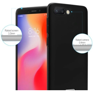 Hurtownia GSM - Etui Crong Smooth Skin Xiaomi Redmi 6 (czarny) - CRG49 - {ean13} - Hurt