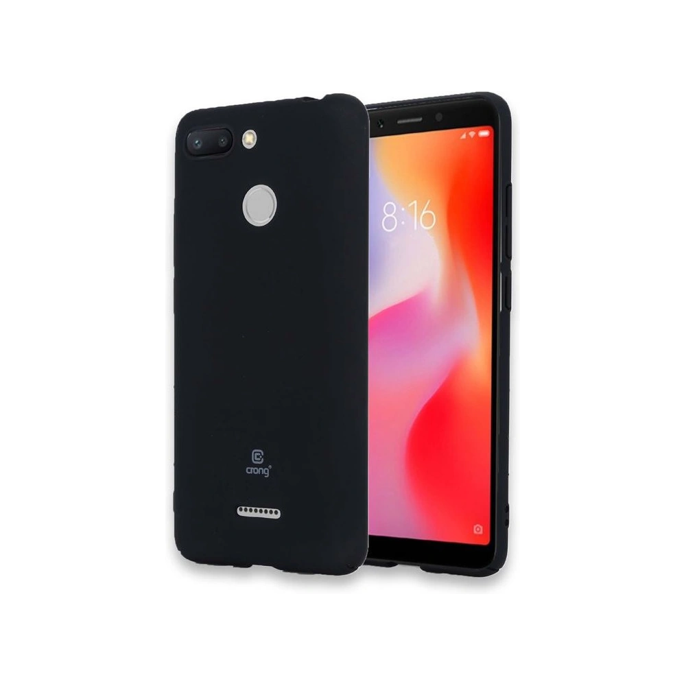 Etui Crong Smooth Skin Xiaomi Redmi 6A (fekete)