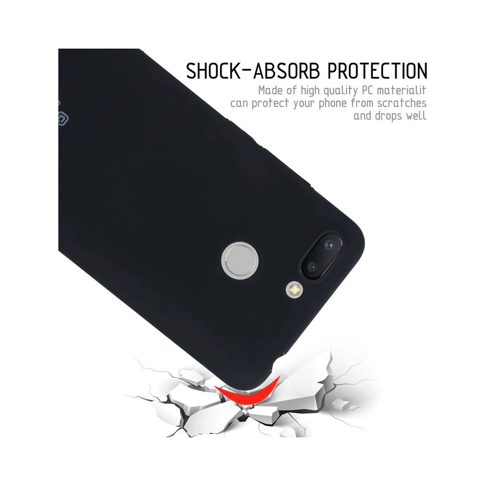 Etui Crong Smooth Skin Xiaomi Redmi 6A (černý)