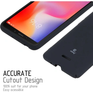 Hurtownia GSM - Etui Crong Smooth Skin Xiaomi Redmi 6A (czarny) - CRG50 - {ean13} - Hurt