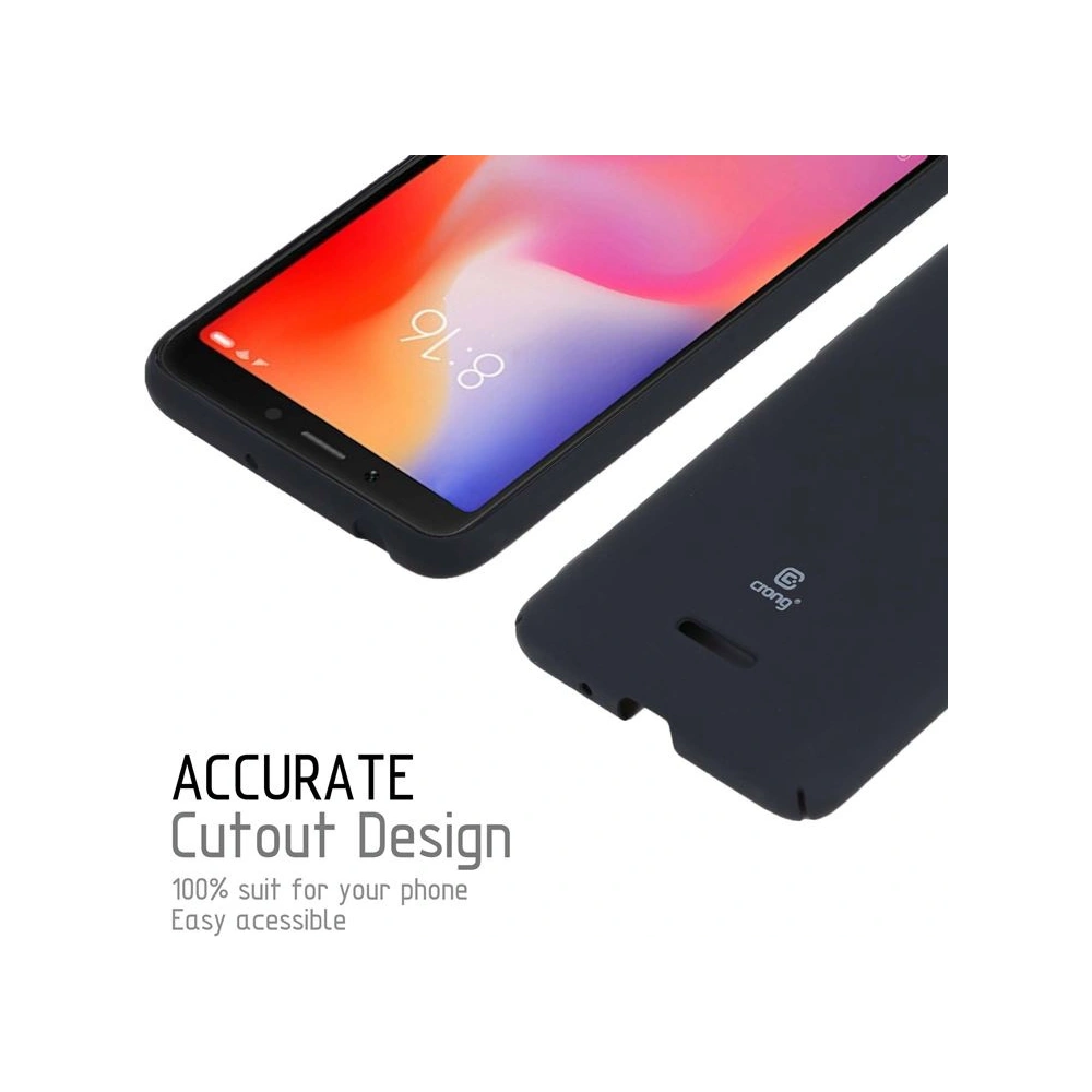 Etui Crong Smooth Skin Xiaomi Redmi 6A (fekete)