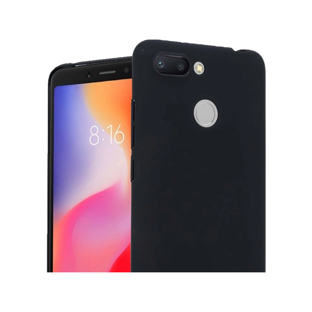 Etui Crong Smooth Skin Xiaomi Redmi 6A (fekete)