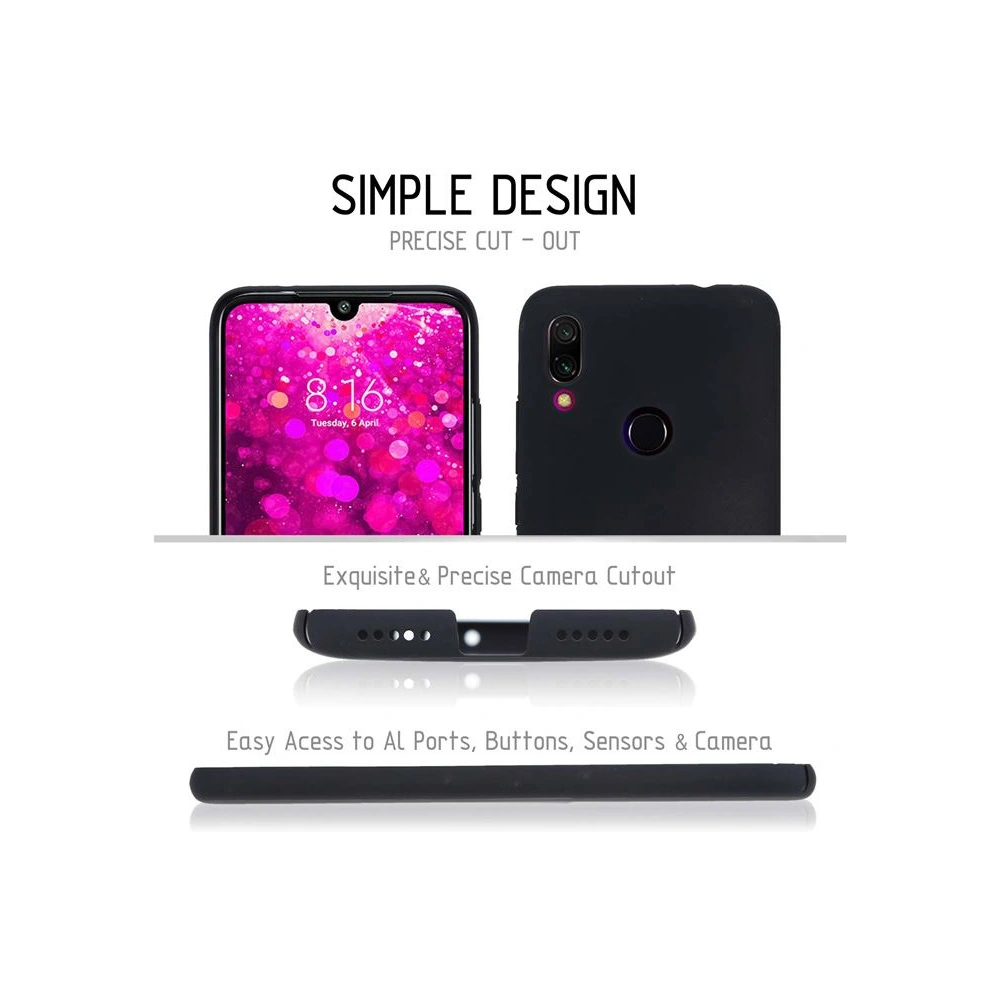 Hurtownia GSM - Case Crong Smooth Skin Xiaomi Redmi 7 (schwarz) - CRG51 - {ean13} - Hurt