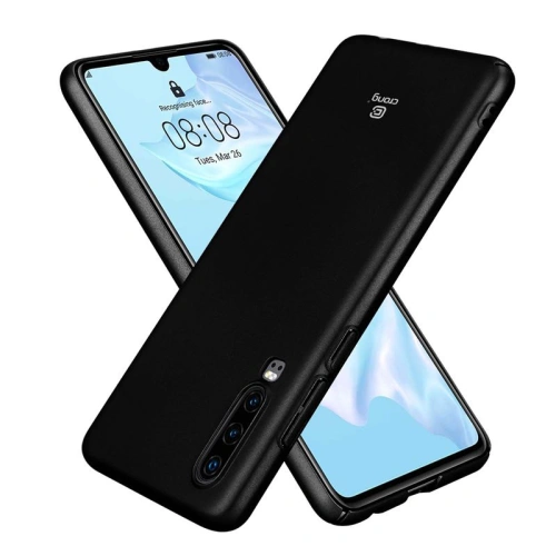Etui Crong Smooth Skin Huawei P30 (czarny)