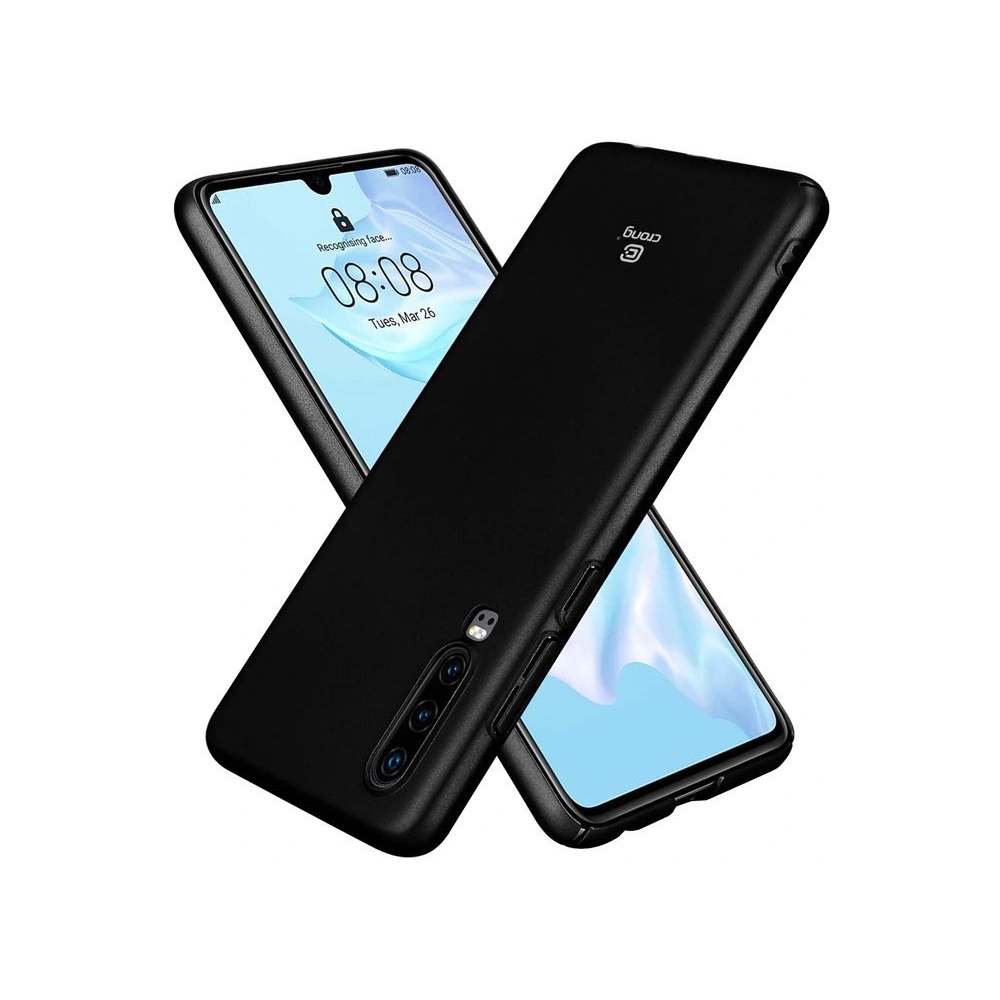 Wholesale Crong Smooth Skin Huawei P30 (black) - CRG52 - {ean13} - Hurt