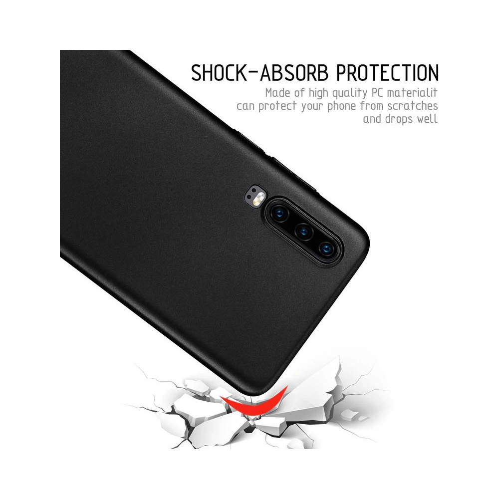 Hurtownia GSM - Etui Crong Smooth Skin Huawei P30 (negru) - CRG52 - {ean13} - Hurt