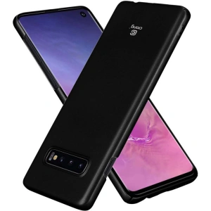 Hurtownia GSM - Etui Crong Smooth Skin Samsung Galaxy S10+ Plus (černý) - CRG53 - {ean13} - Hurt