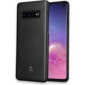 Wholesale Crong Smooth Skin Samsung Galaxy S10+ Plus (black) - CRG53 - {ean13} - Hurt