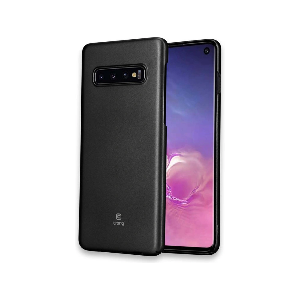 Hurtownia GSM - Etui Crong Smooth Skin Samsung Galaxy S10+ Plus (negru) - CRG53 - {ean13} - Hurt