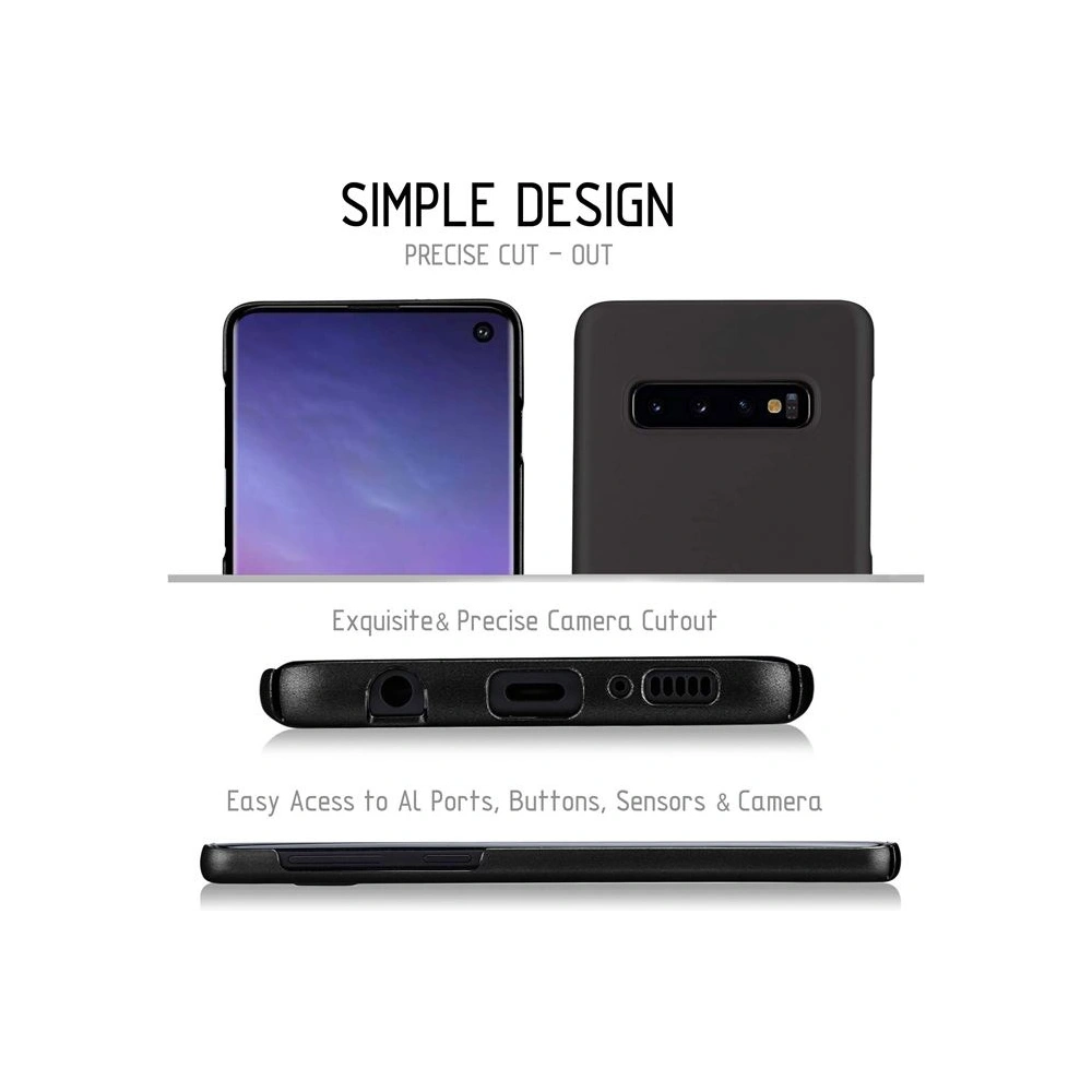 Hurtownia GSM - Etui Crong Smooth Skin Samsung Galaxy S10+ Plus (negru) - CRG53 - {ean13} - Hurt