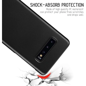 Wholesale Crong Smooth Skin Samsung Galaxy S10+ Plus (black) - CRG53 - {ean13} - Hurt