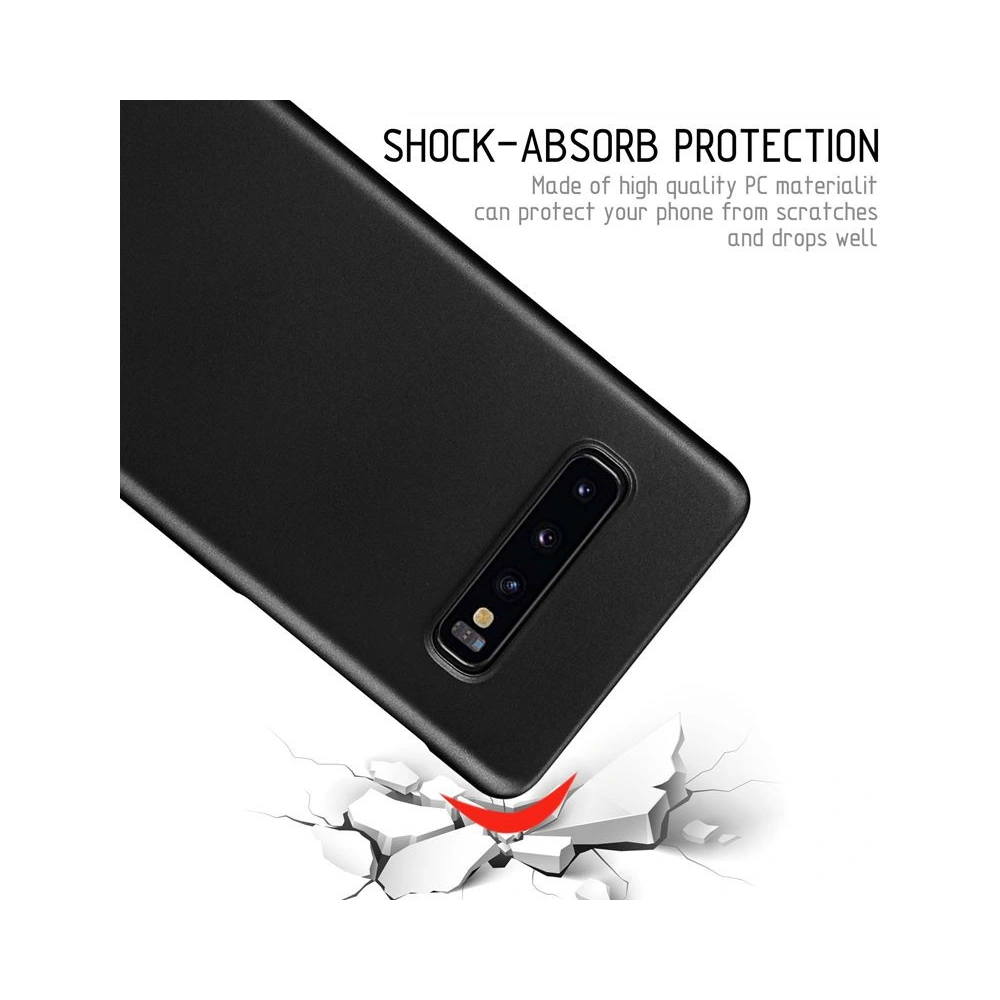 Hurtownia GSM - Etui Crong Smooth Skin Samsung Galaxy S10+ Plus (negru) - CRG53 - {ean13} - Hurt