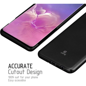 Wholesale Crong Smooth Skin Samsung Galaxy S10+ Plus (black) - CRG53 - {ean13} - Hurt