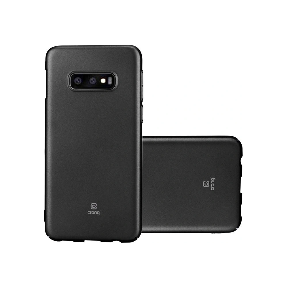 Hurtownia GSM - Etui Crong Smooth Skin Samsung Galaxy S10e (negru) - CRG54 - {ean13} - Hurt