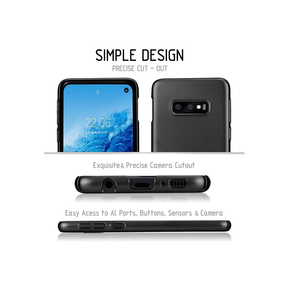 Hurtownia GSM - Etui Crong Smooth Skin Samsung Galaxy S10e (fekete) - CRG54 - {ean13} - Hurt