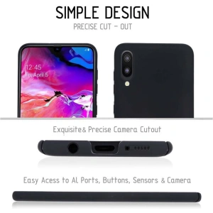 Hurtownia GSM - Etui Crong Smooth Skin Samsung Galaxy A10 (černý) - CRG55 - {ean13} - Hurt
