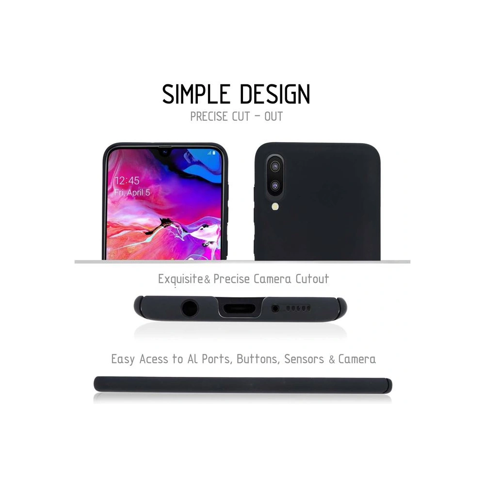 Hurtownia GSM - Etui Crong Smooth Skin Samsung Galaxy A10 (fekete) - CRG55 - {ean13} - Hurt