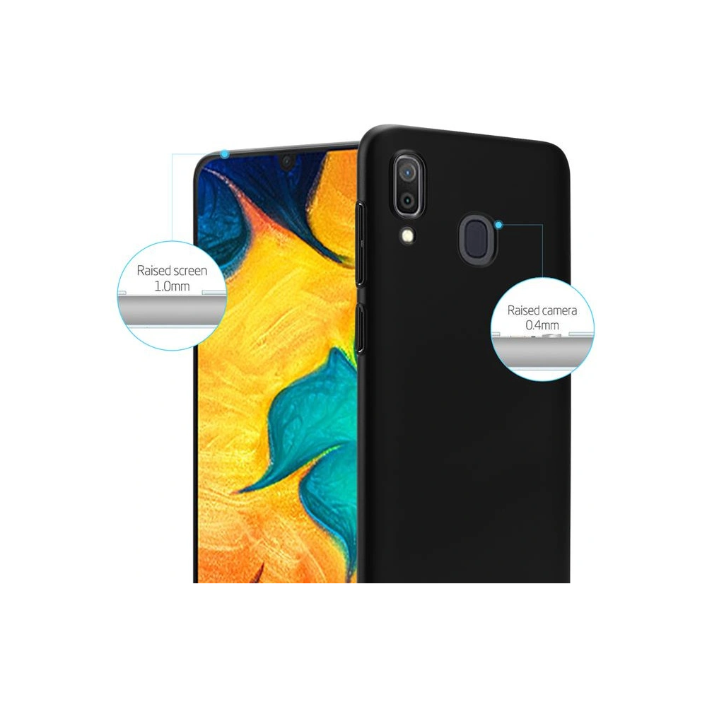 Hurtownia GSM - Case Crong Smooth Skin Samsung Galaxy A30 (schwarz) - CRG56 - {ean13} - Hurt