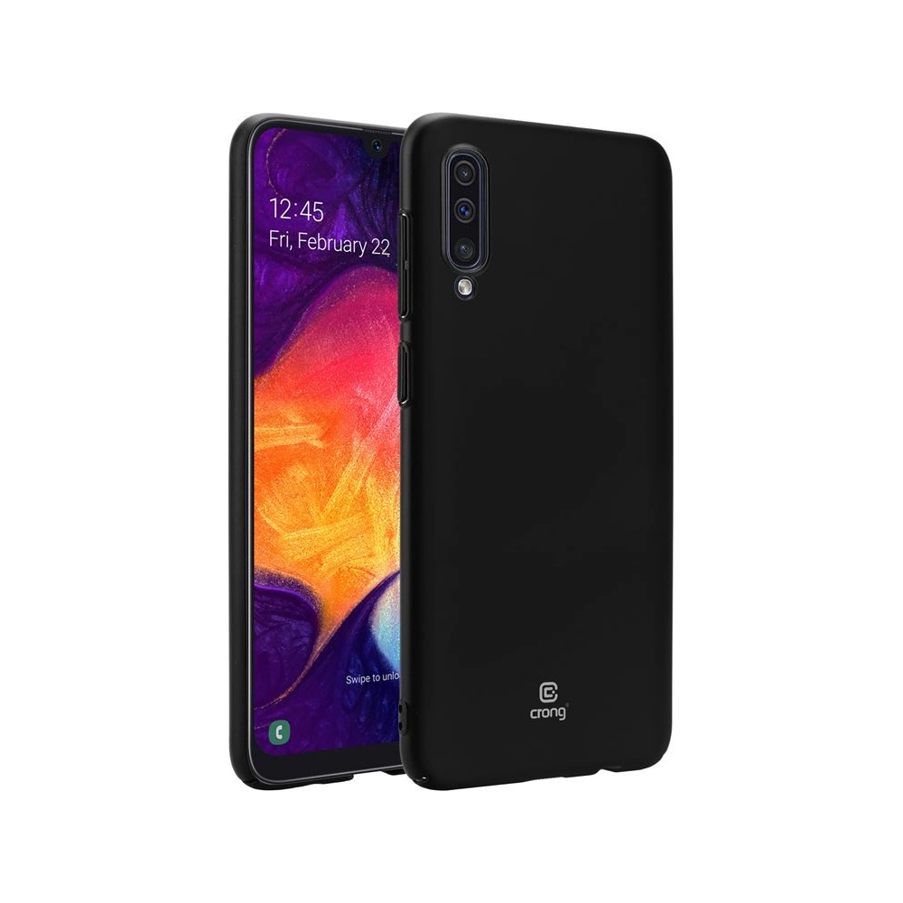 Wholesale Crong Smooth Skin Samsung Galaxy A30s/A50/A50s (black) - CRG57 - {ean13} - Hurt