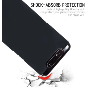 Hurtownia GSM - Etui Crong Smooth Skin Samsung Galaxy A80/A90 (negru) - CRG59 - {ean13} - Hurt