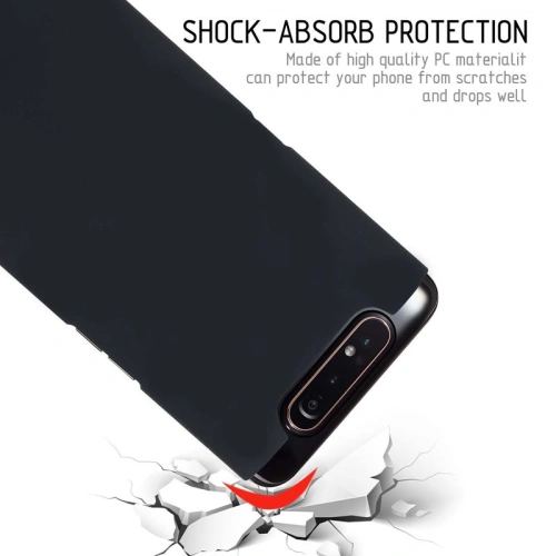 Etui Crong Smooth Skin Samsung Galaxy A80/A90 (czarny)