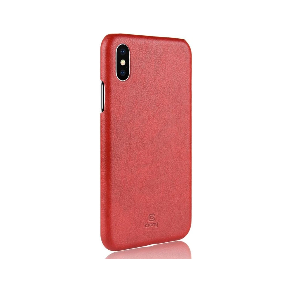 Hurtownia GSM - Etui Crong Essential Cover Apple iPhone XS/X (roșu) - CRG62 - {ean13} - Hurt