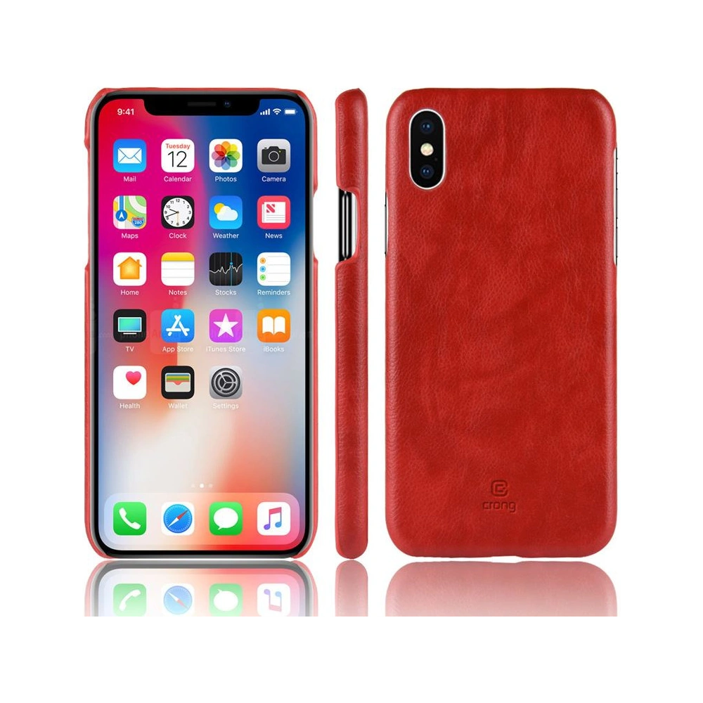 Hurtownia GSM - Etui Crong Essential Cover Apple iPhone XS/X (roșu) - CRG62 - {ean13} - Hurt