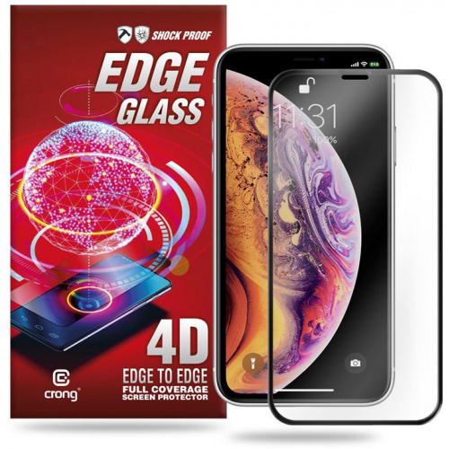 Crong Distributor - 5907731982313 - CRG69 - Crong Edge Glass 4D Full Glue Apple iPhone 11 Pro Max/XS Max - B2B homescreen