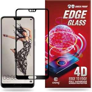 Hurtownia GSM - Gehärtetes Glas Crong Edge Glass 4D Full Glue Huawei P20 - CRG71 - {ean13} - Hurt