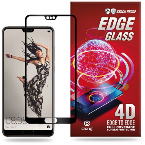 Crong Distributor - 5907731982375 - CRG71 - Crong Edge Glass 4D Full Glue Huawei P20 - B2B homescreen