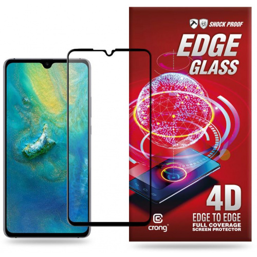 Crong Distributor - 5907731982429 - CRG74 - Crong Edge Glass 4D Full Glue Huawei Mate 20 - B2B homescreen
