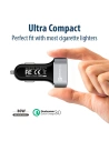 Hurtownia GSM - Auto nabíječka Crong Power Car Charger 30W USB QuickCharge 3.0 + USB 2.4A (hliník) - CRG75 - {ean13} - Hurt