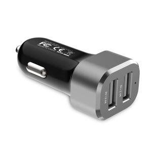 Hurtownia GSM - Autós töltő Crong Power Car Charger 24W 2xUSB 2.4A (alumínium) - CRG76 - {ean13} - Hurt