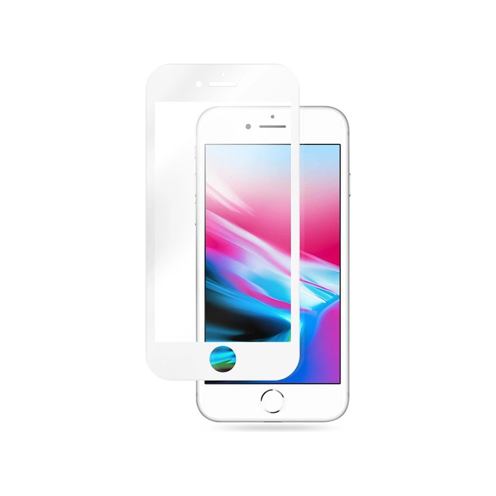 Hurtownia GSM - Hibrid üveg Crong 7D Nano Rugalmas Üveg Apple iPhone 8/7 Plus (Fehér) - CRG78 - {ean13} - Hurt