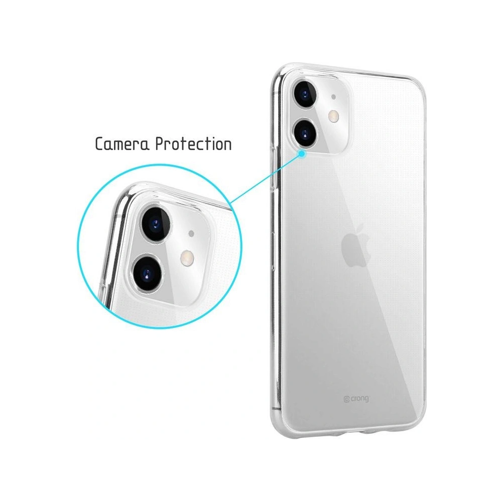 Hurtownia GSM - Etui Crong Crystal Slim Cover Apple iPhone 11 (transparent) - CRG80 - {ean13} - Hurt