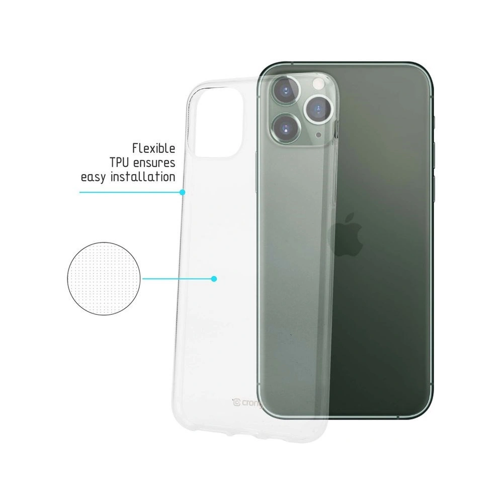 Hurtownia GSM - Etui Crong Crystal Slim Cover Apple iPhone 11 Pro Max (průhledný) - CRG82 - {ean13} - Hurt