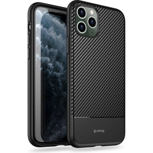 Hurtownia GSM - Etui Crong Prestige Carbon Cover Apple iPhone 11 Pro (černý) - CRG83 - {ean13} - Hurt