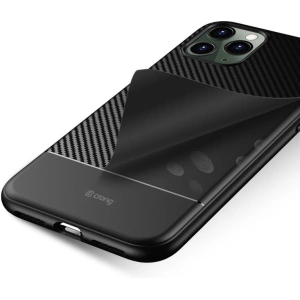 Hurtownia GSM - Etui Crong Prestige Carbon Cover Apple iPhone 11 Pro (černý) - CRG83 - {ean13} - Hurt