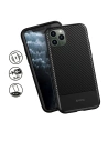 Hurtownia GSM - Etui Crong Prestige Carbon Cover Apple iPhone 11 Pro Max (czarny) - CRG84 - {ean13} - Hurt
