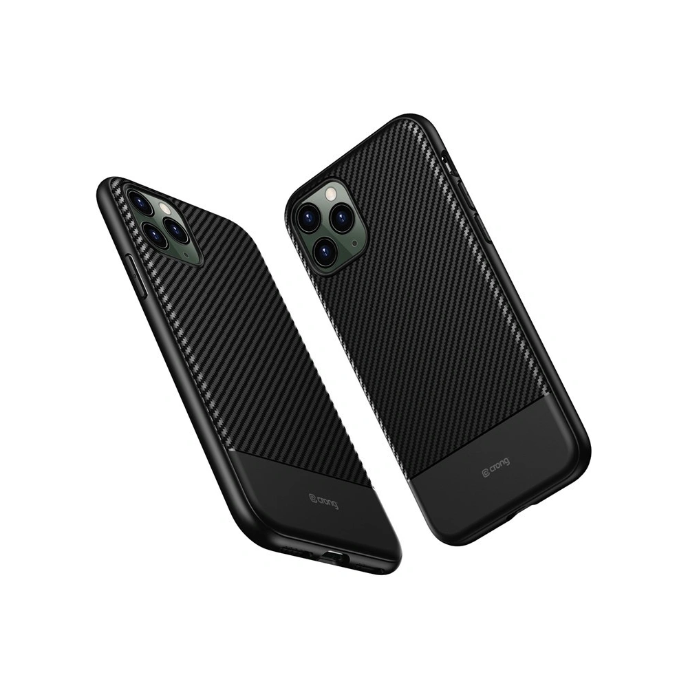 Hurtownia GSM - Etui Crong Prestige Carbon Cover Apple iPhone 11 Pro Max (fekete) - CRG84 - {ean13} - Hurt