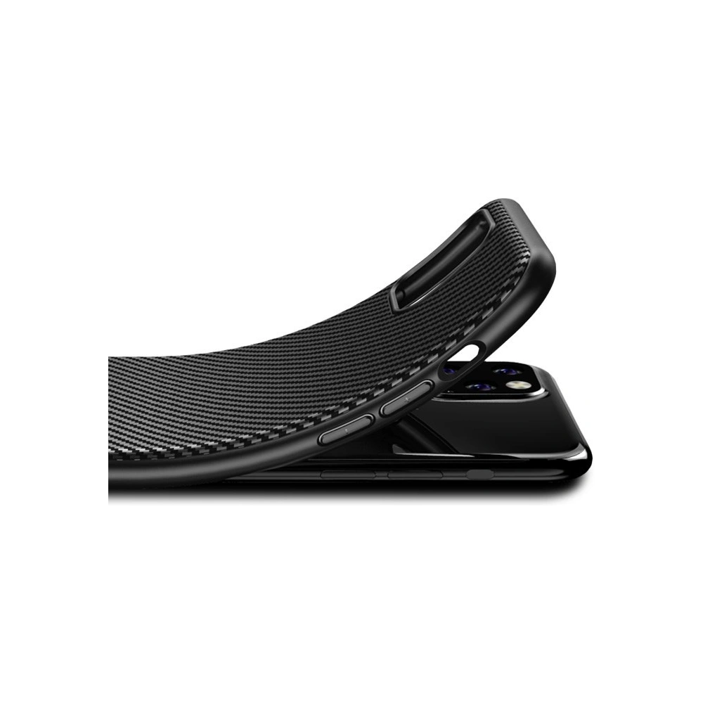 Hurtownia GSM - Etui Crong Prestige Carbon Cover Apple iPhone 11 Pro Max (fekete) - CRG84 - {ean13} - Hurt
